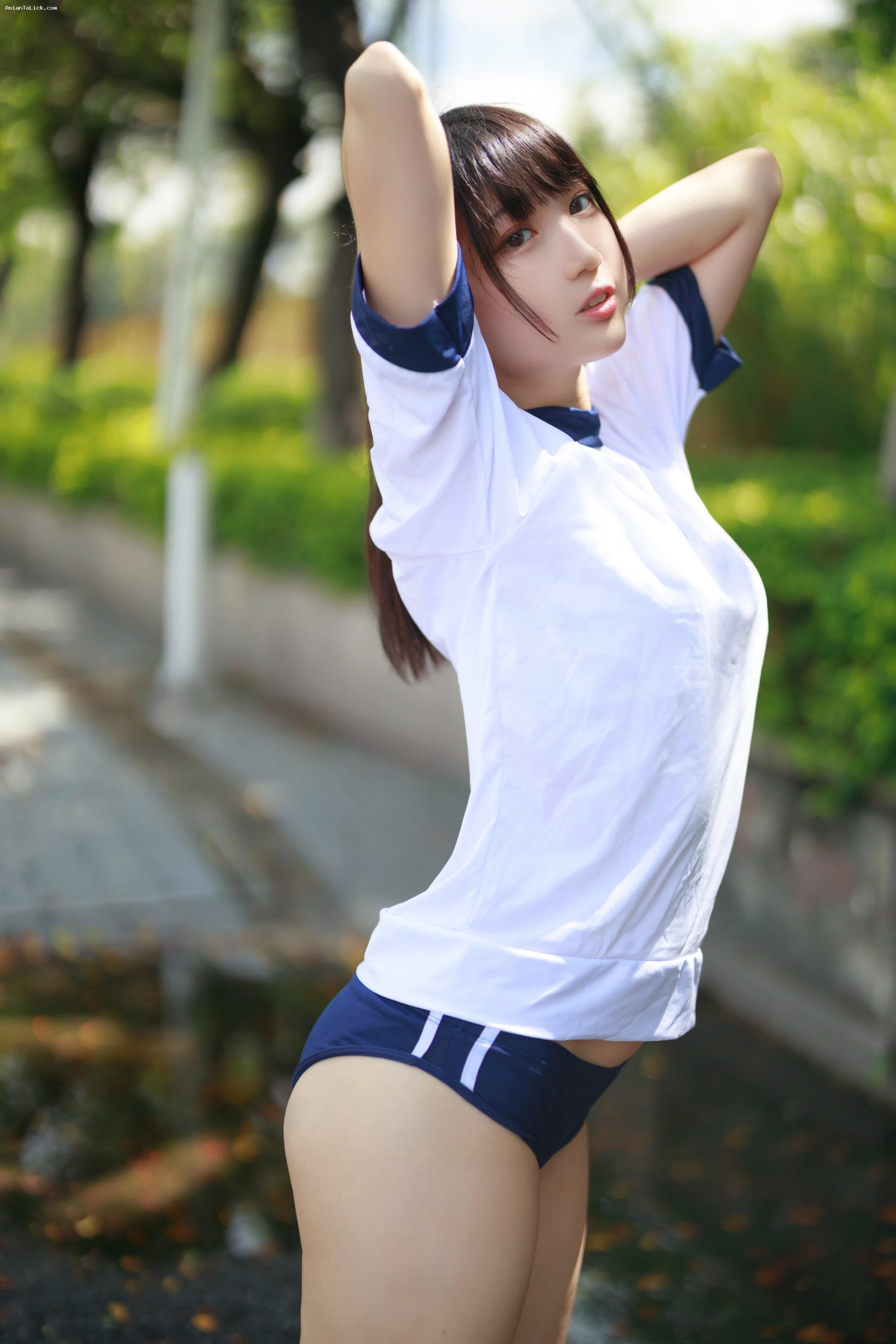 周叽是可爱兔兔 - 伸展运动是很有必要的哦 NO.012